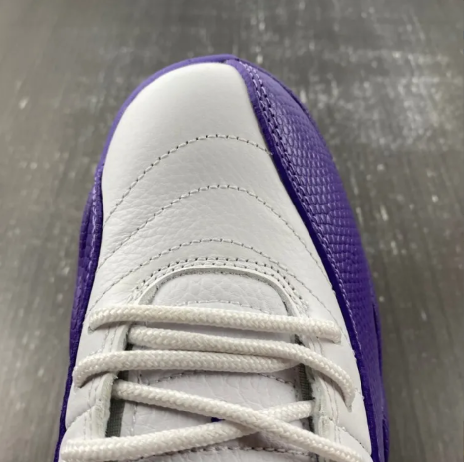 Air Jordan 12 White Field Purple Shoes Sneakers