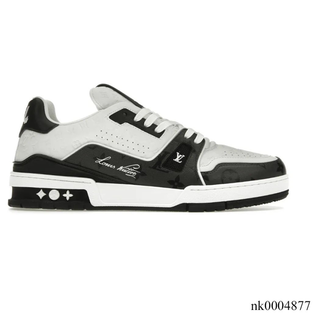 LV Trainer 54 Black White Shoes Sneakers