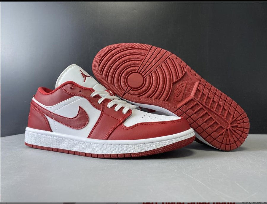 Air Jordan 1 Low Gym Red White Shoes Sneakers