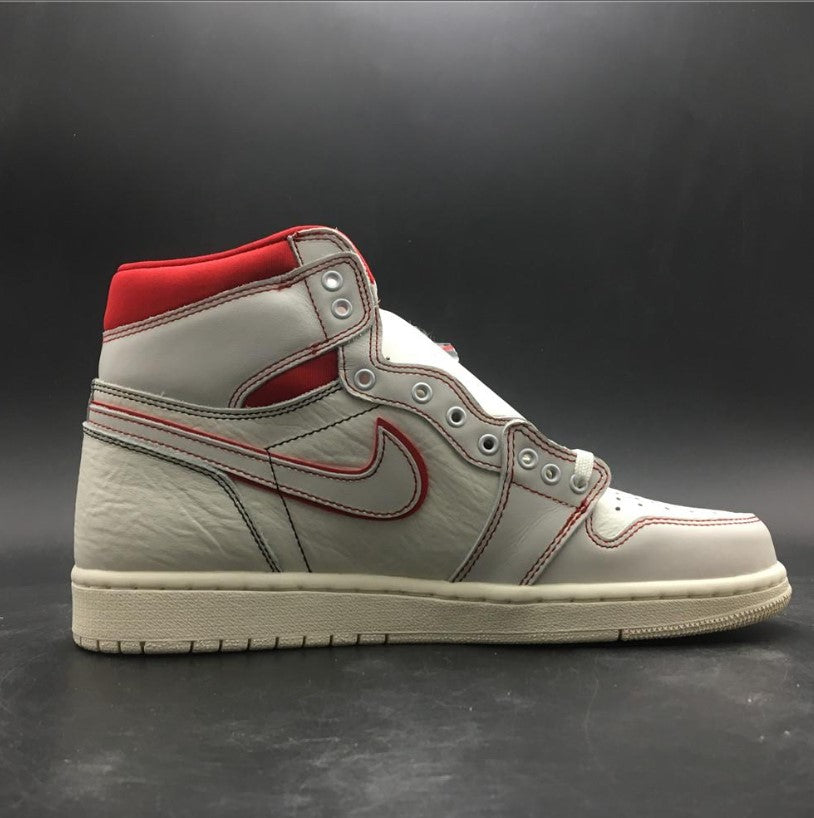 Air Jordan 1 Retro High Phantom Gym Red Shoes Sneakers
