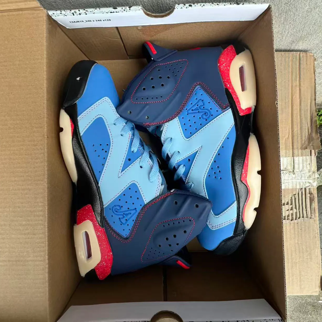 Awake NY x Air Jordan 6 Midnight Navy Shoes Sneakers