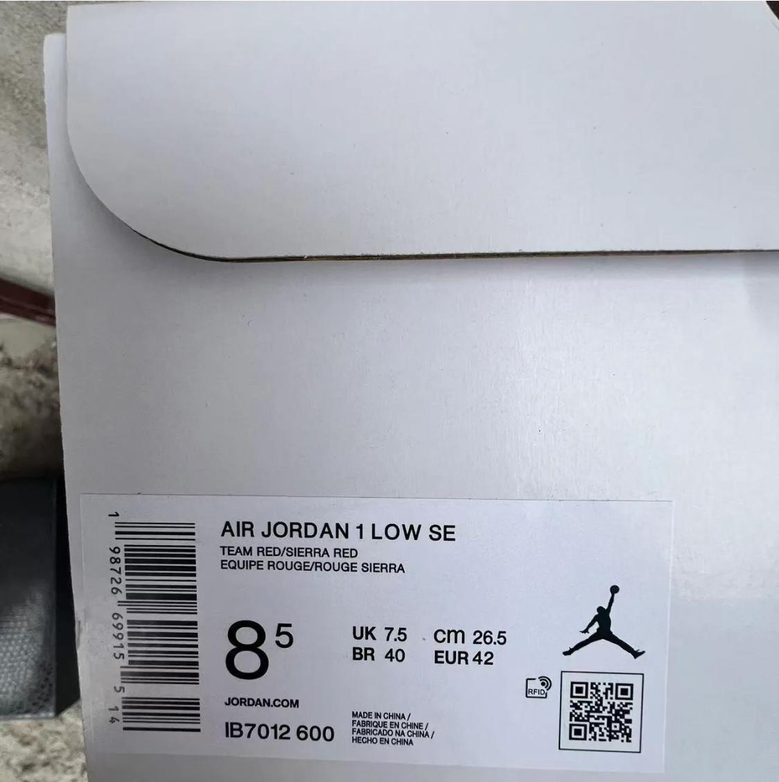 Air Jordan 1 Low SE Valentine’s Day (2026) Shoes Sneakers