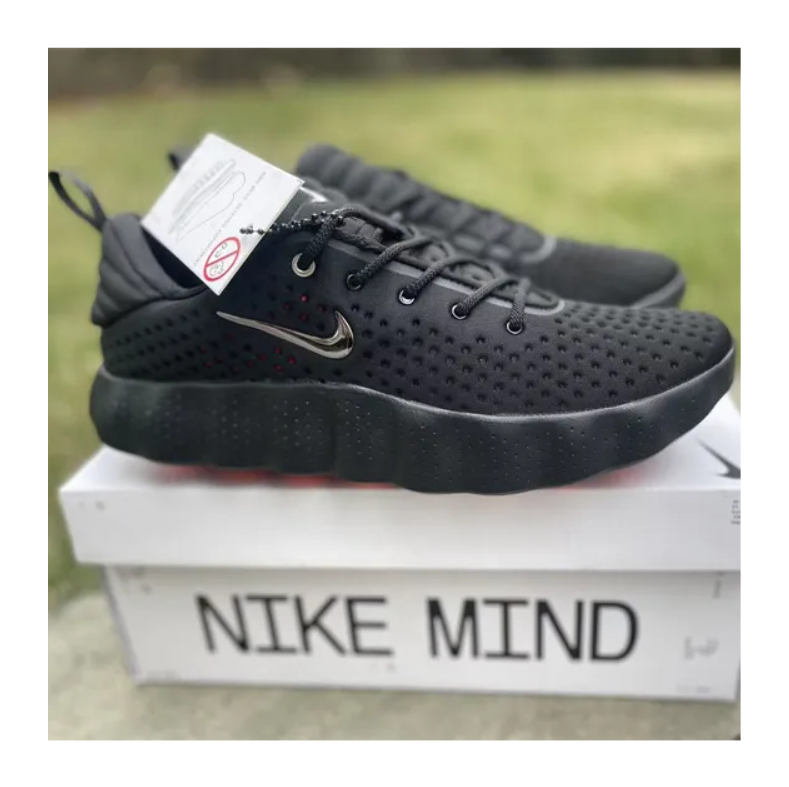 NK Mind 002 Black Hyper Crimson Shoes Sneakers
