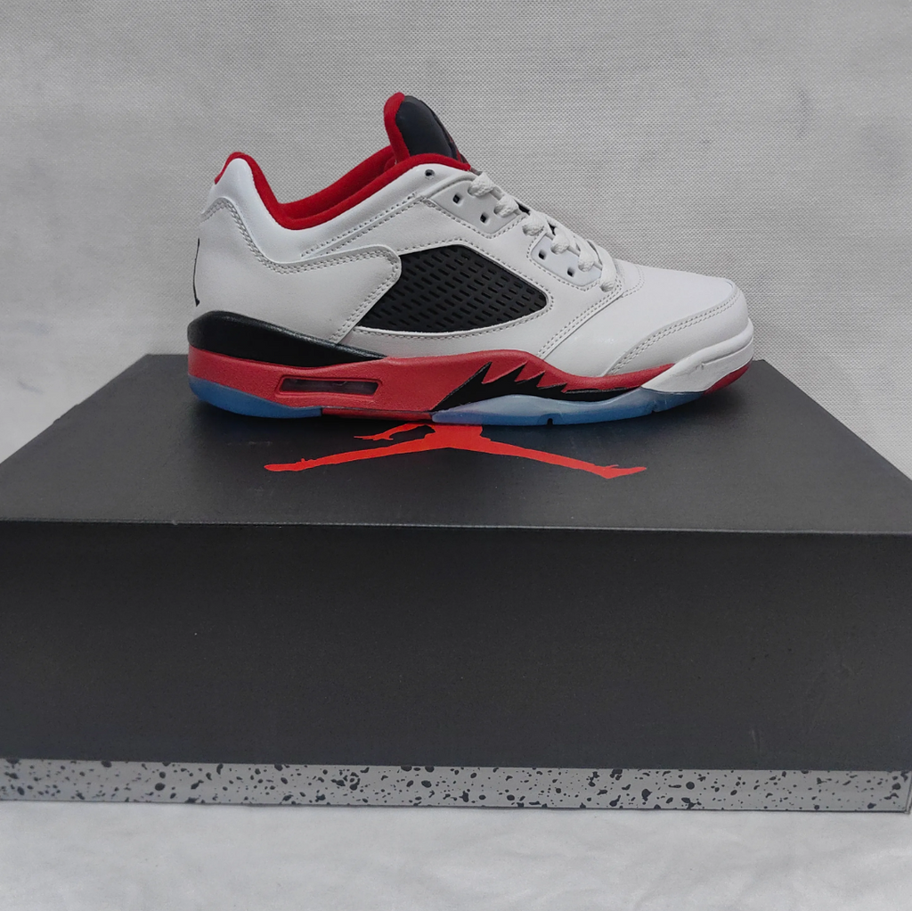 Air Jordan 5 Retro Low Fire Red Shoes Sneakers