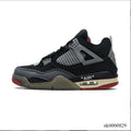 OFF-WHITE  x Air Jordan 4 Bred Shoes Sneakers