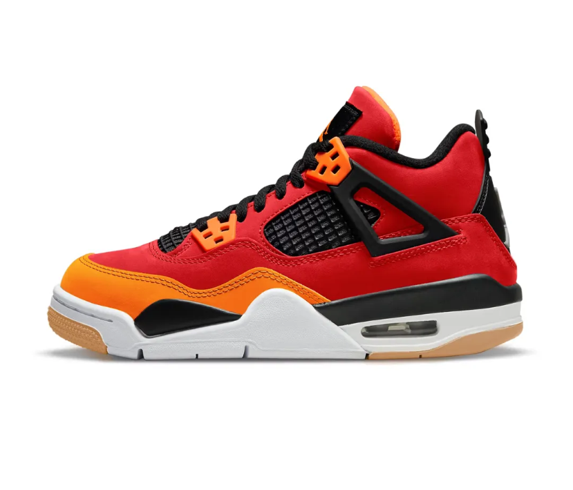 Air Jordan 4 Fire Red Starfish Shoes Sneakers