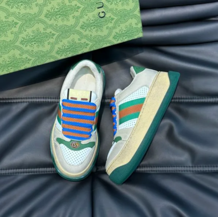 GG Screener Sneaker ‘Off White Green Red’ Shoes Sneakers