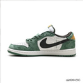 Travis Scott x Air Jordan 1 Low OG SP Green Velvet Shoes Sneakers