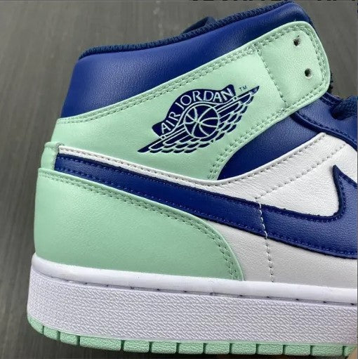 Air Jordan 1 Mid Blue Mint Shoes Sneakers