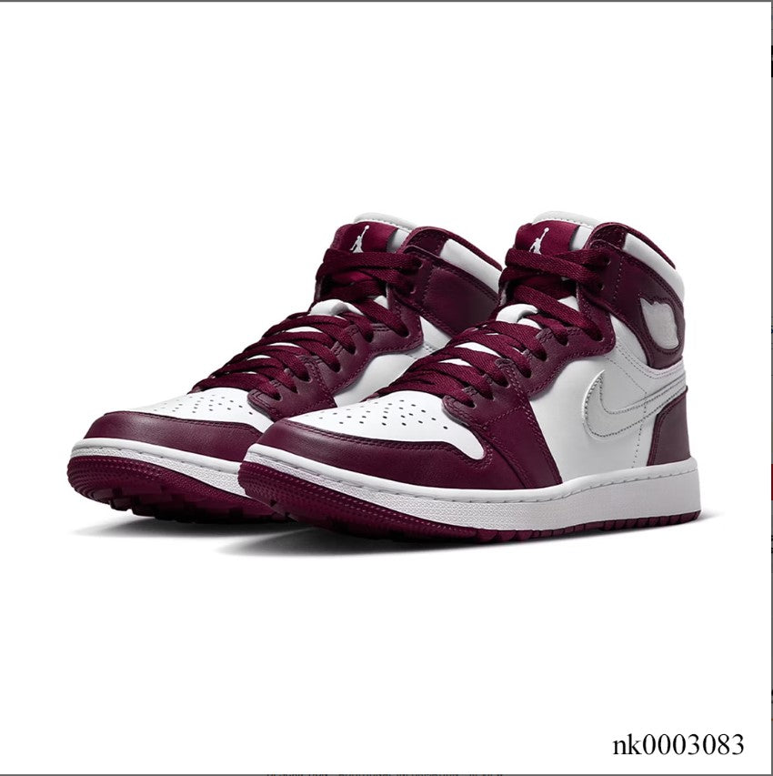Air Jordan 1 Retro High Golf Bordeaux Shoes Sneakers