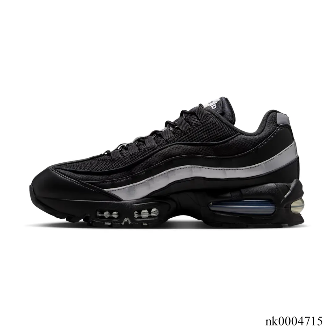 Air Max 95 Big Bubble Black Metallic Silver Shoes Sneakers