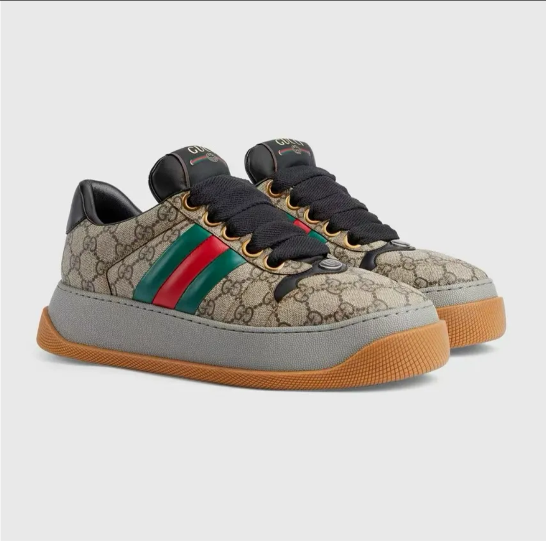 GG Monogram – Beige Ebony Shoes Sneakers – nk0005067