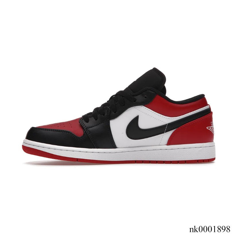 Air Jordan 1 Low Bred Toe Shoes Sneakers