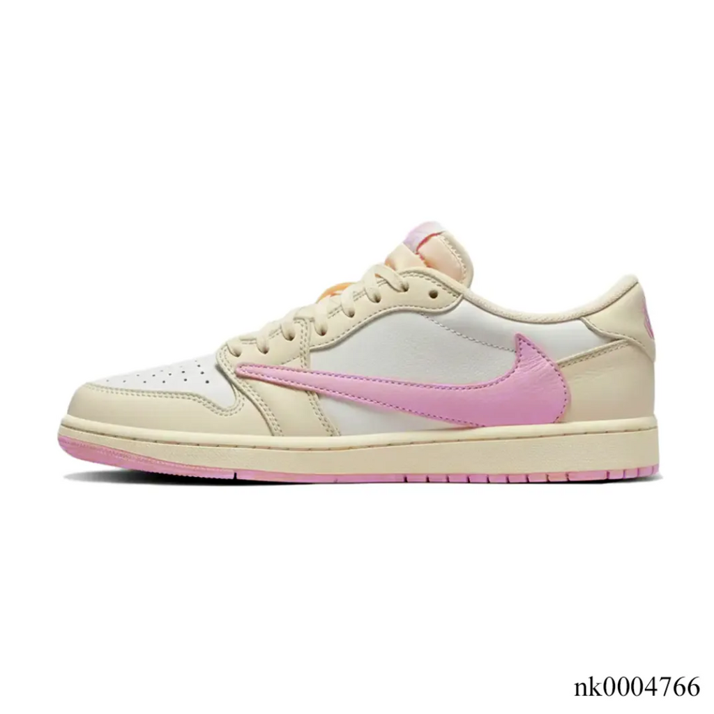 Travis Scott x Air Jordan 1 Low OG Sail Shy Pink Shoes Sneakers