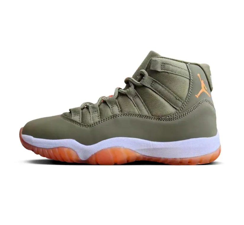 Air Jordan 11 Matte Olive Green Shoes Sneaker
