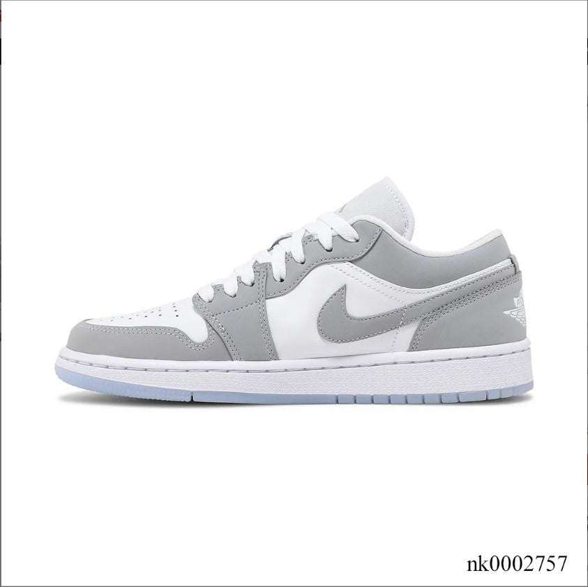 Air Jordan 1 Low White Wolf Grey Shoes Sneakers