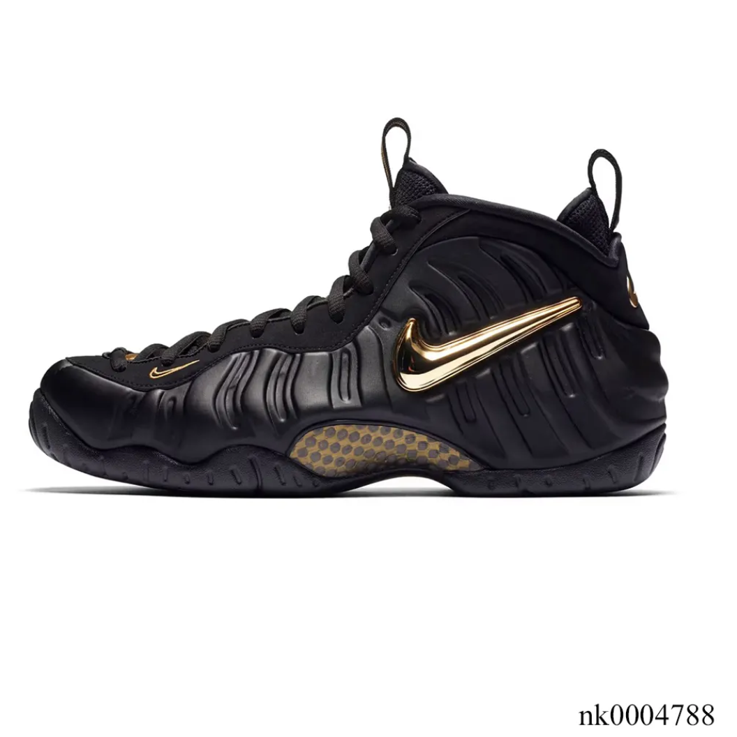 Air Foamposite Pro ‘Black Metallic Gold’ Shoes Sneakers