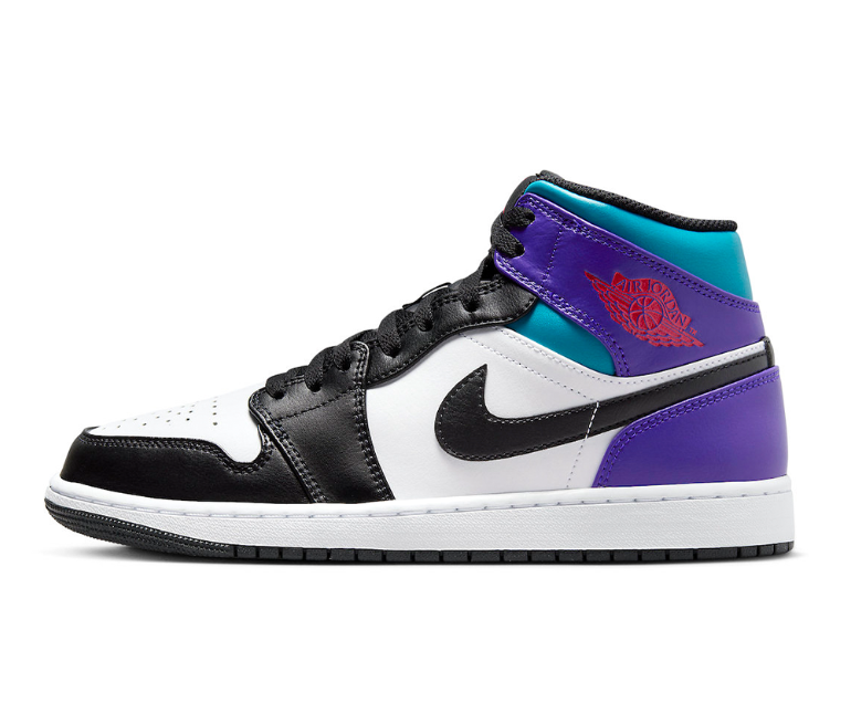 Air Jordan 1 Mid Aqua Shoes Sneakers