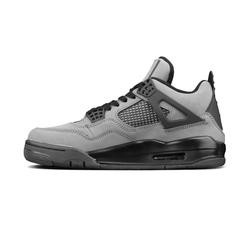 Travis Scott xAir Jordan 4 Dark Gray Black Shoes Sneakers