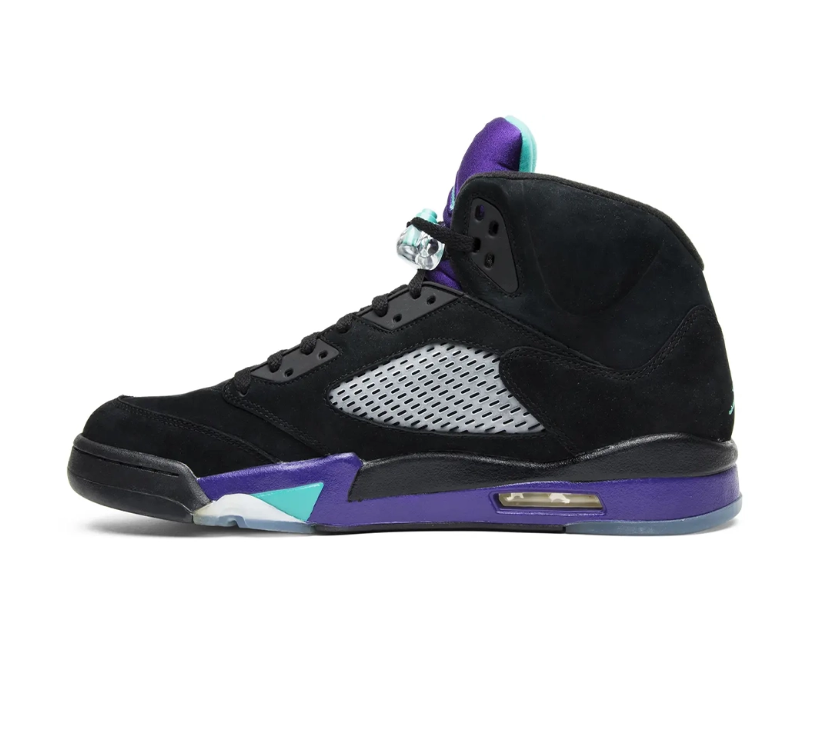 Air Jordan 5 Black Grape Shoes Sneakers