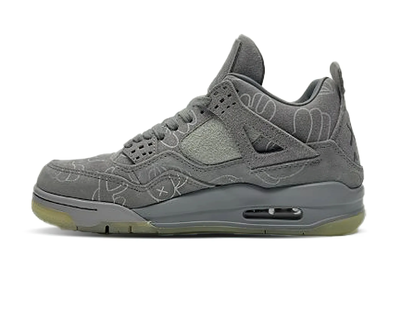 KAWS x AJ 4 Cool Grey Shoes Sneakers