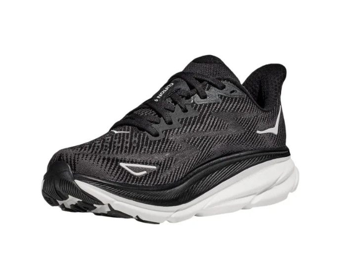 Hoka One One Clifton 9 2E Wide Black White 1132210-BWHT