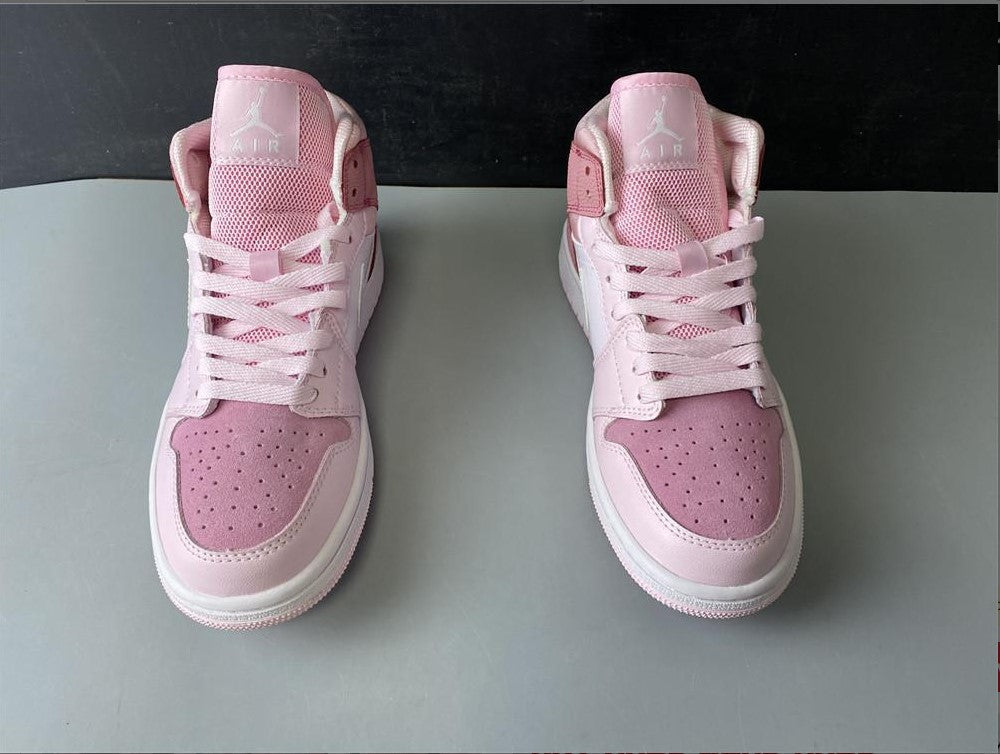 Air Jordan 1 Mid Digital Pink (W) Shoes Sneakers