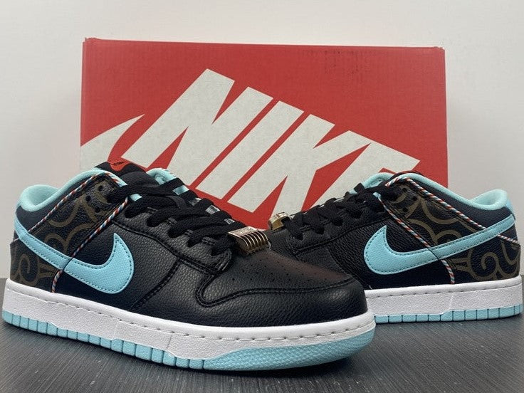 Dunk Low Barber Shop Black Shoes Sneakers