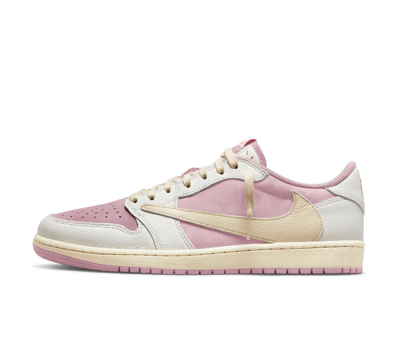 Travis Scott x Air Jordan 1 Low OG Shy Pink Shoes Sneakers