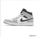 Air Jordan 1 Mid Light Smoke Grey Shoes Sneakers
