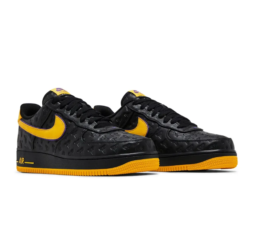 Kobe Bryant x AF 1 Low Lakers Away Shoes Sneakers