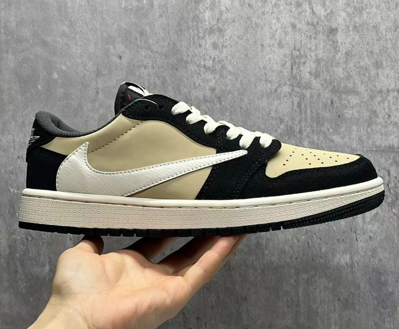 Travis Scott x AJ 1 Low OG Pale Vanilla Shoes Sneakers