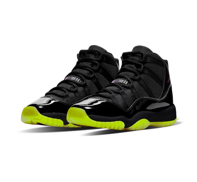 Air Jordan 11 BlackBarely Volt Shoes Sneakers