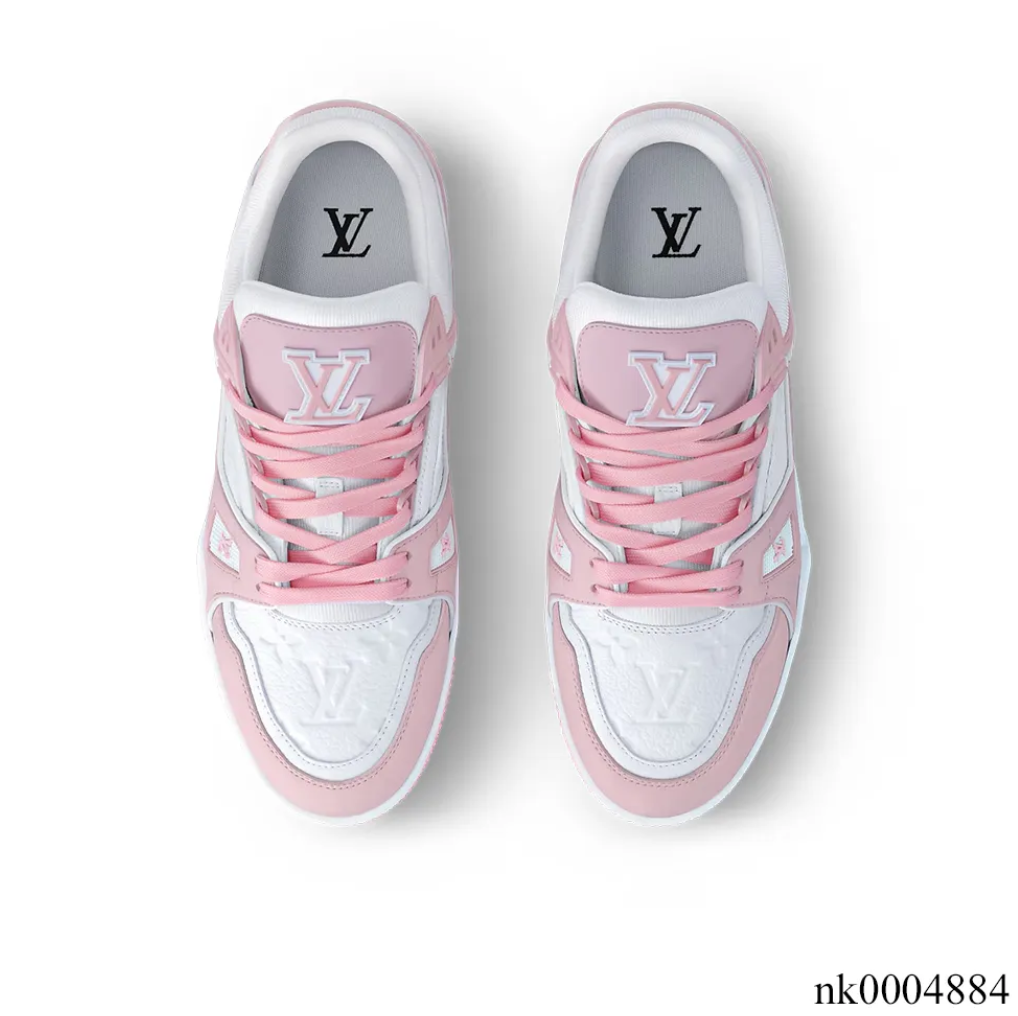 LV Trainer Pink Rose Shoes Sneakers