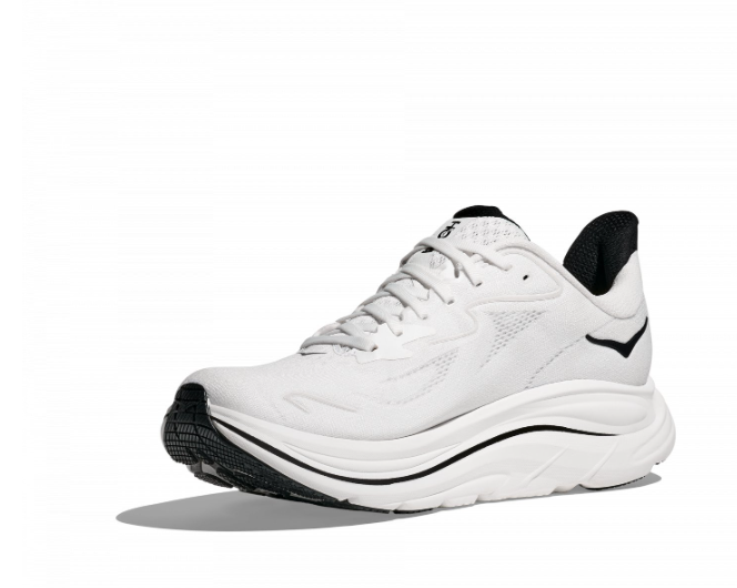 Hoka One One Clifton 10 White Black 1162030-WBLC