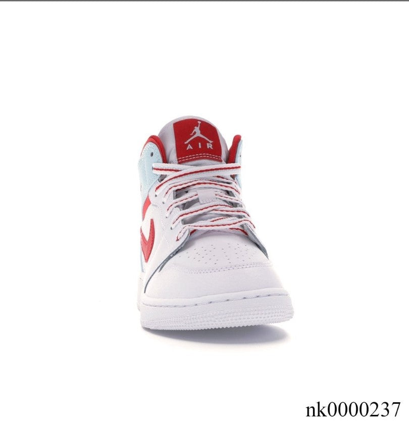 Air Jordan 1 Mid White Topaz Mist (GS) Shoes Sneakers