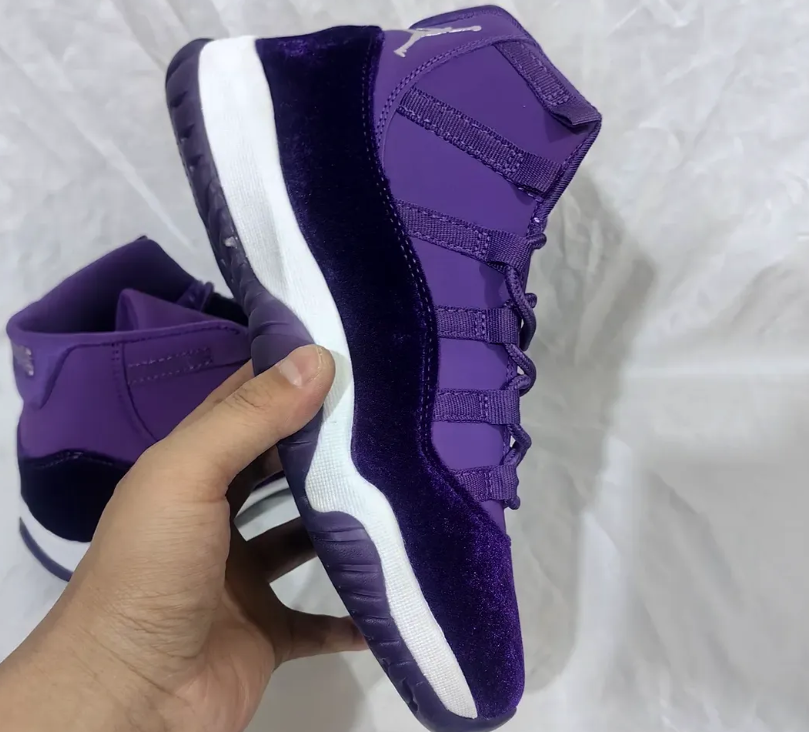 Air Jordan 11 Purple Rain Shoes Sneakers