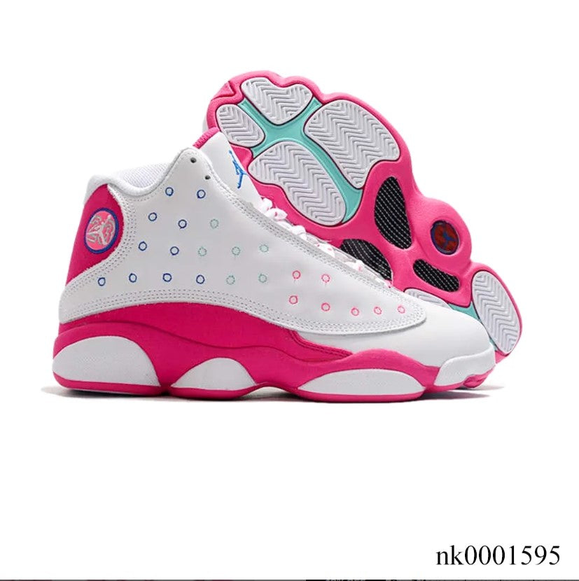 Air Jordan 13 White Pink Blue Shoes Sneakers