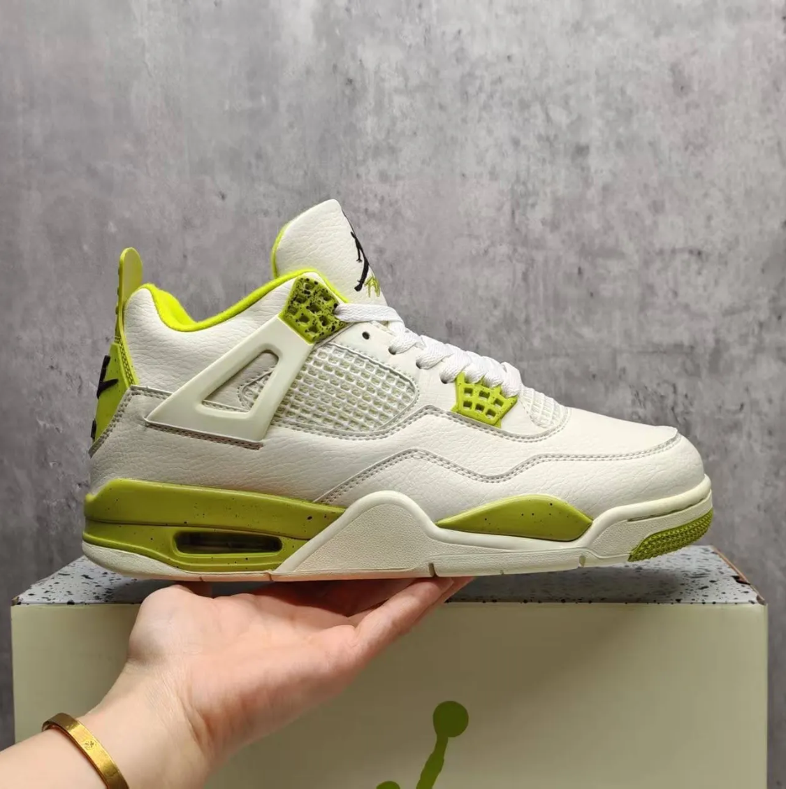 J.Balvin x Air Jordan 4 OG Lemonade Shoes Sneakers