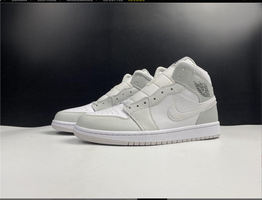 Air Jordan 1 Mid Grey Camo Shoes Sneakers