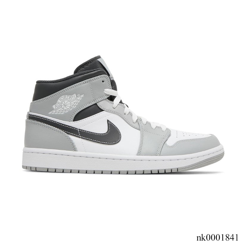 Air Jordan 1 Mid Light Smoke Grey Shoes Sneakers