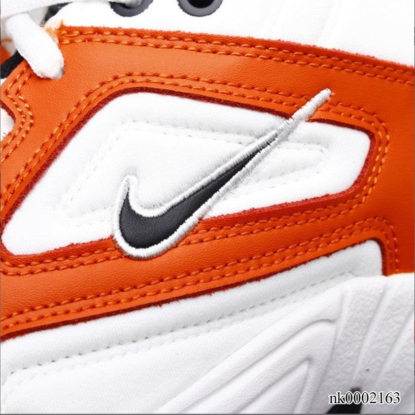 Nike M2K Tekno White Black Orange Shoes Sneakers