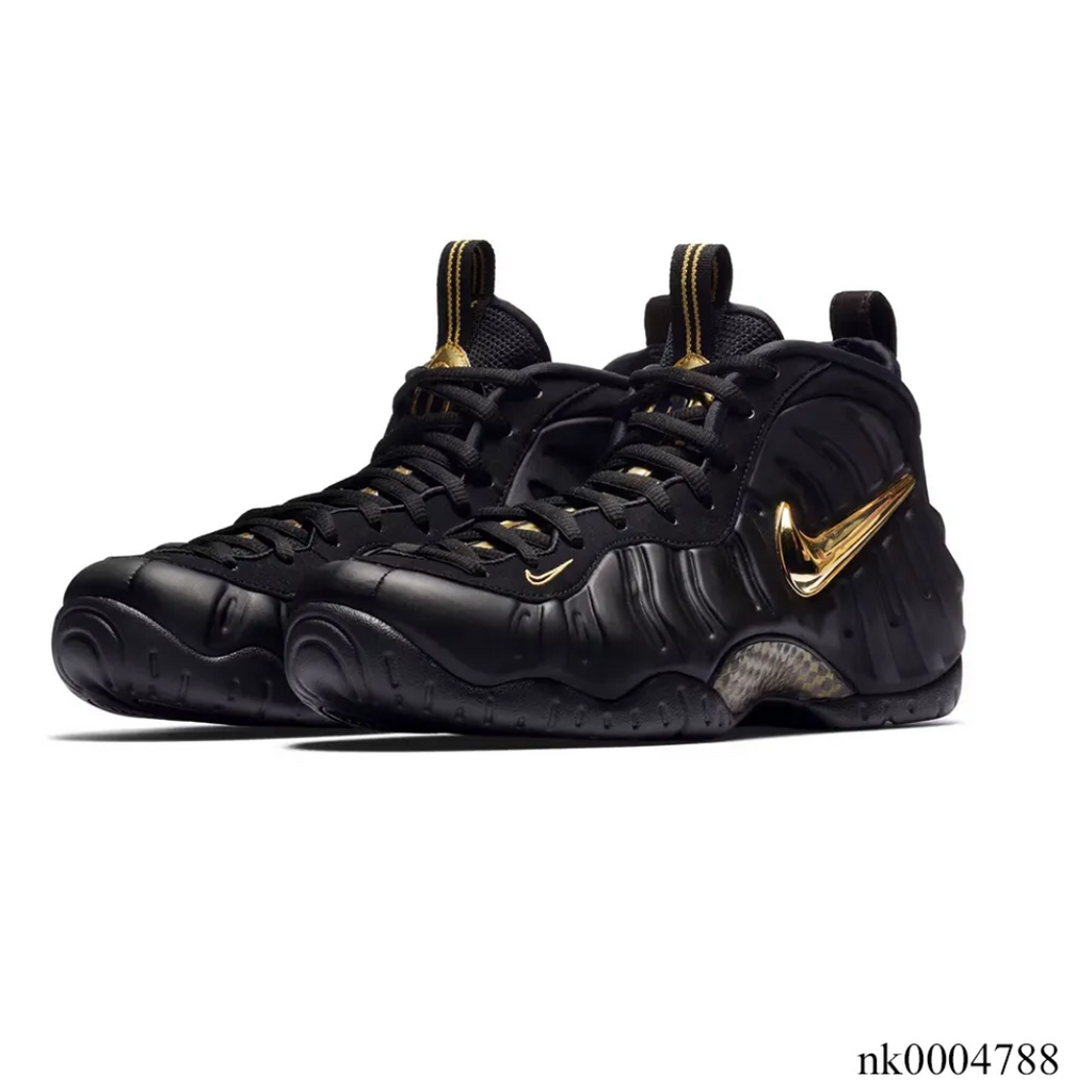 Air Foamposite Pro ‘Black Metallic Gold’ Shoes Sneakers