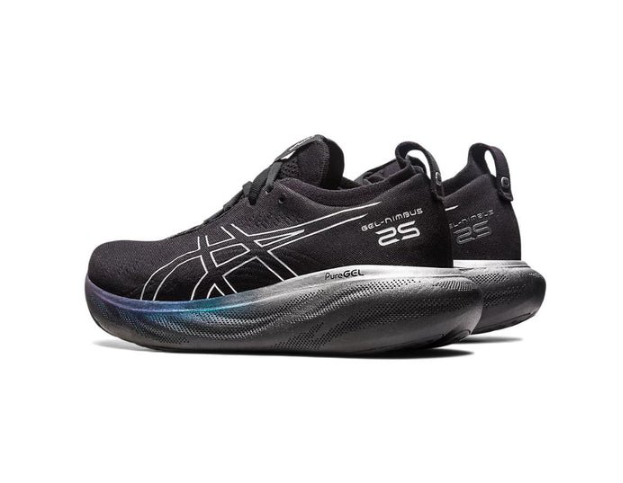 Asics Gel Nimbus 25 Platinum Black Pure Silver 1012B435-001
