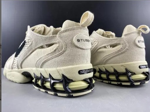 Air Zoom Spiridon Cage 2 Stussy Pure Platinum Shoes Sneakers