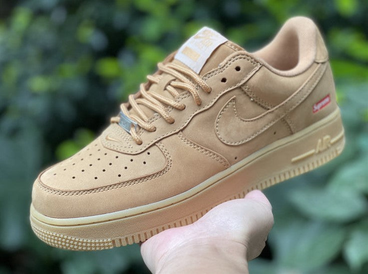 Air Force 1 Low SP Supreme Wheat Shoes Sneakers