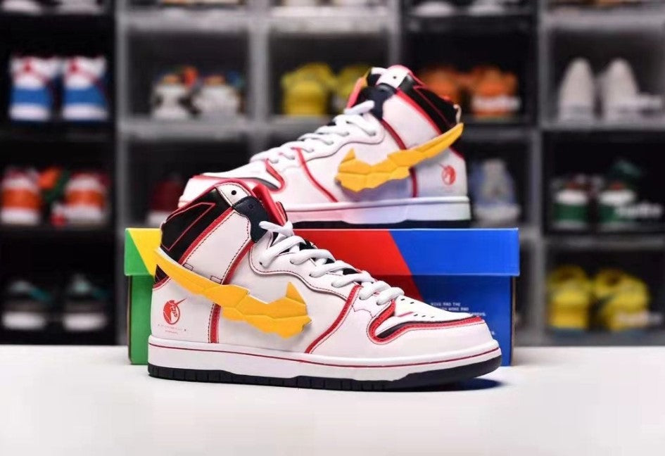 Nike SB Dunk High Project Unicorn RX-0 x Gundam Shoes Sneakers