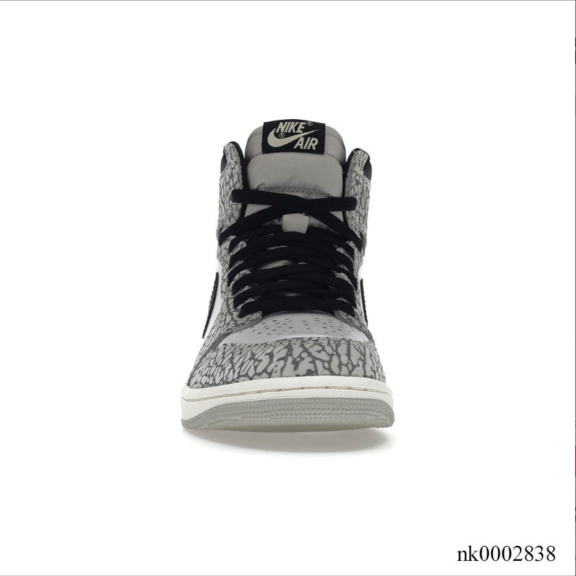 Air Jordan 1 Retro High OG White Cement Shoes Sneakers