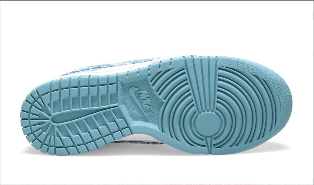 Nike Dunk Low Essential Blue Paisley Shoes Sneakers
