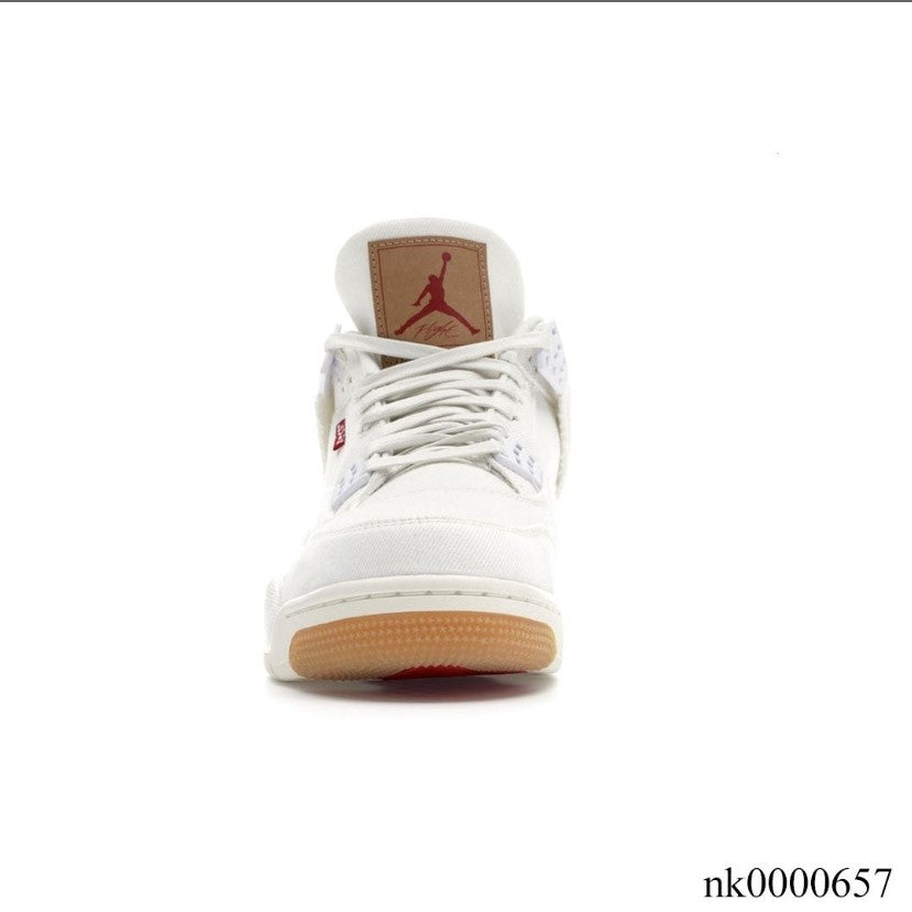 Air Jordan 4 Retro Levi’s White (Levi’s Tag) Shoes